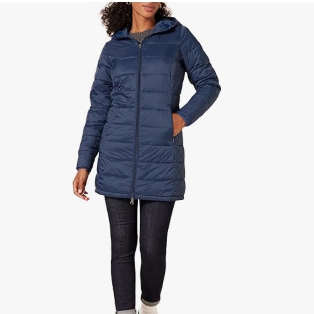 Amazon Essentials Navy Blue Lightweight Water-Res… - image 1